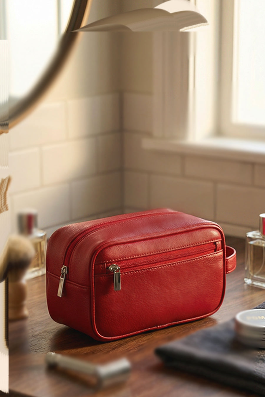 Hurst Vegan Leather Toiletry Bag