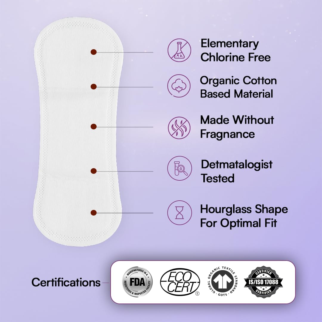 Flawsome Panty Liner | Plant Based | Soft Surface | Maintains Dryness & Freshness All Day Long | Unscented | Rash-Free and Toxin-Free | Defense from leaks and discharge | Pack of 30