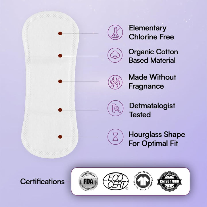 Flawsome Panty Liners for Women & Girls, (Pack of 30) | Soft, Rash-Free,Toxin-Free, Unscented, Perfect For White Discharge & Light Spotting |Protection Against Leakage, Discharge & Rashes| Eco-Friendly|(Pack 2)