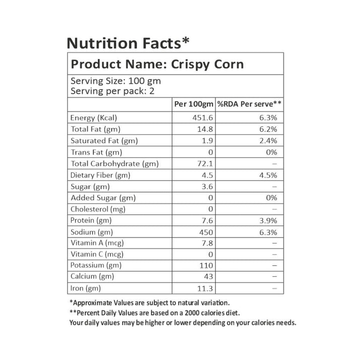 Crispy Corn Mint Flavour 200g