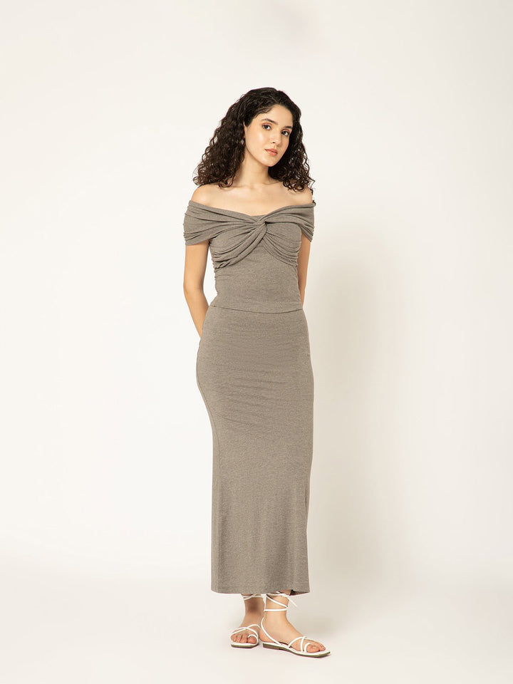B77 MARLENE - Stretchy Long Skirt - Suspire