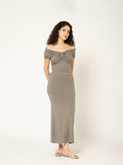 B77 MARLENE - Stretchy Long Skirt