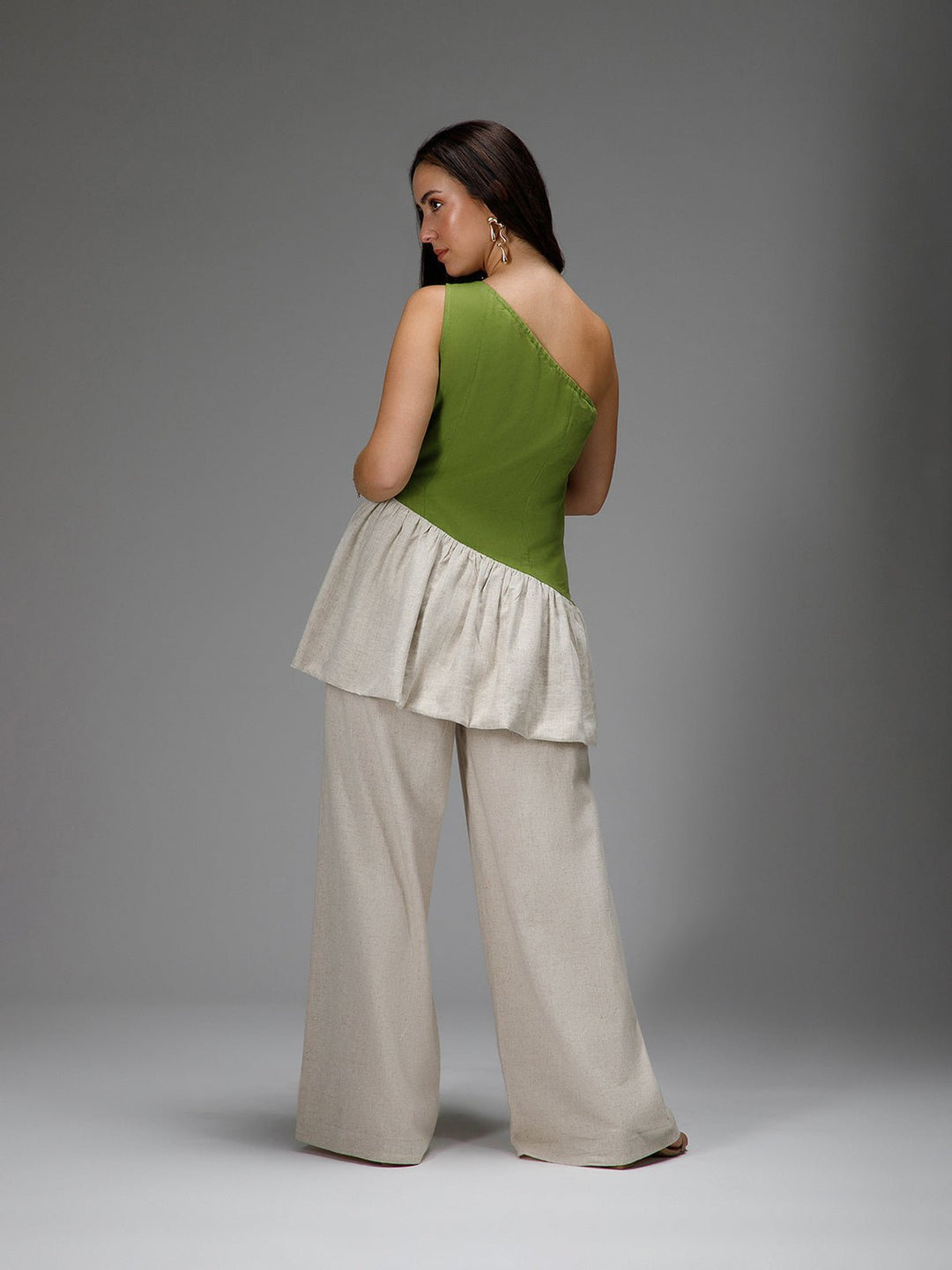 B77 PRAIRIE - Statement top in Cotton Linen - Suspire