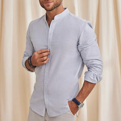 B77 Men's Round Collar Organic Cotton
