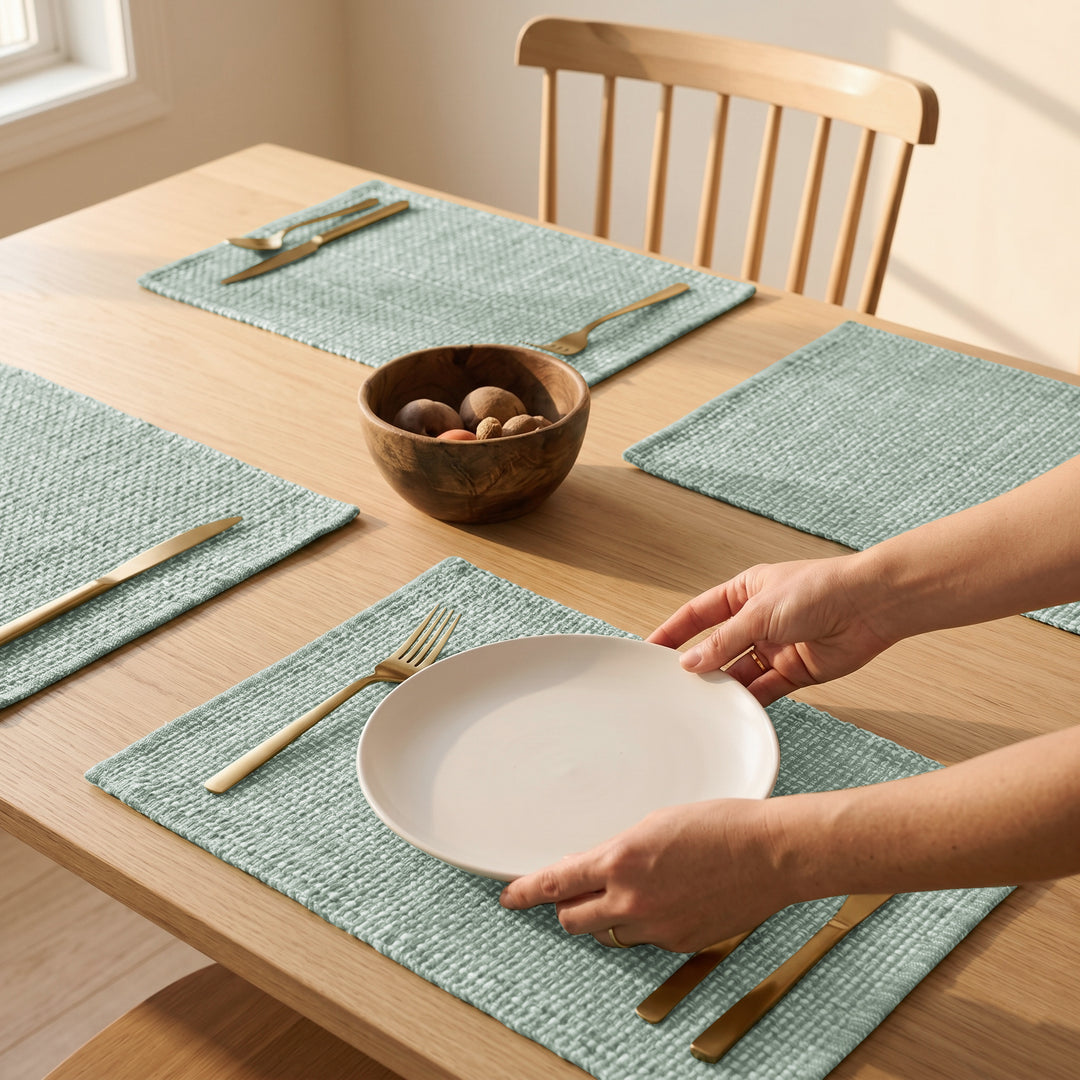 Cotton Woven Placemats Set of 4