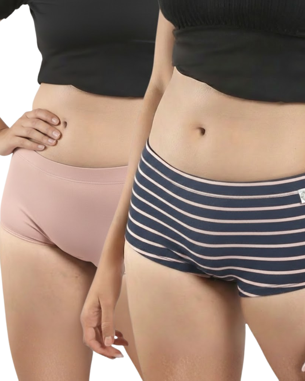 Strawberry And Sprinkles Organic Cotton Boyshorts Pack Of 2