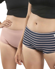 Strawberry And Sprinkles Organic Cotton Boyshorts Pack Of 2