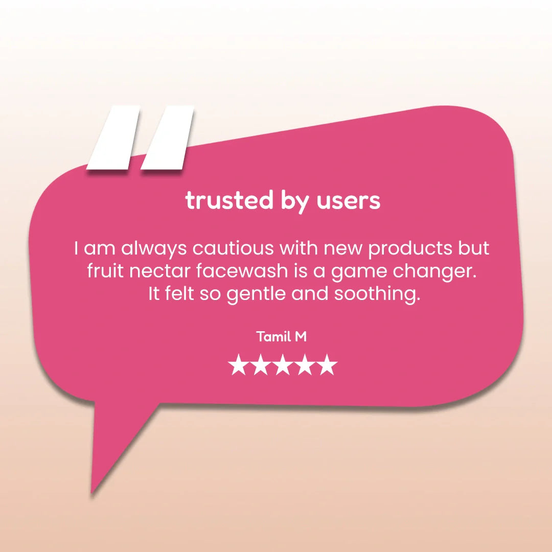 Fruit Nectar Face Wash | Glowing Skin & Reducing Dark Spots | Daily Use