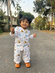 Little Sudhams Organic Cotton Muslin Baby Full-Sleeve Set