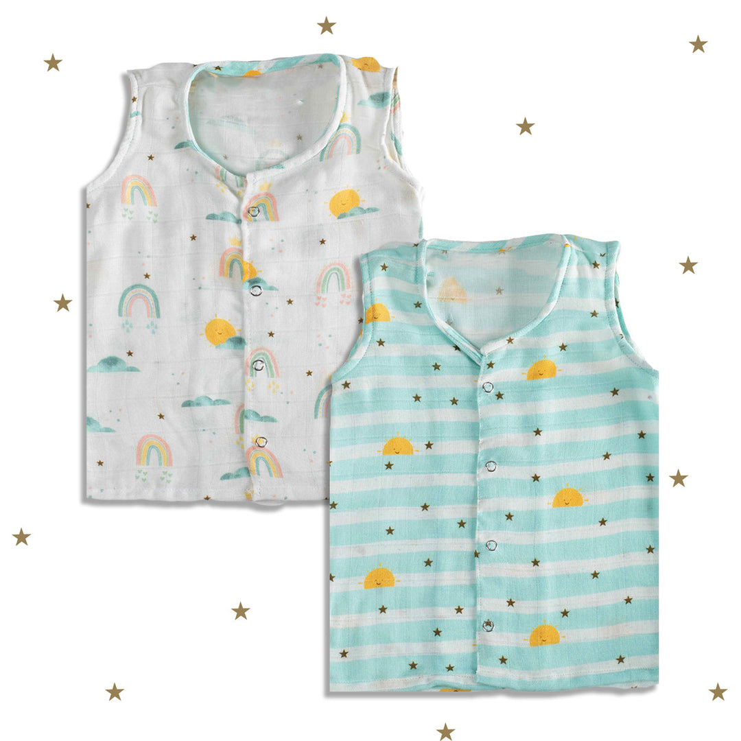 Tiny Snooze Muslin Jhablas (Set of 2)