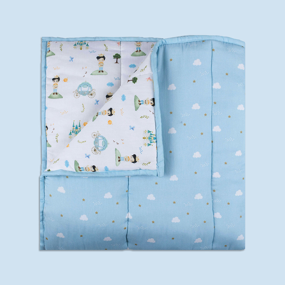 Tiny snooze organic quilt- the little prince