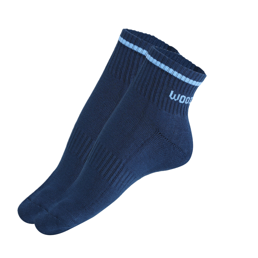 Woodwose Organic Clothing Bamboo Ankle Socks Pack of 2 (Unisex)