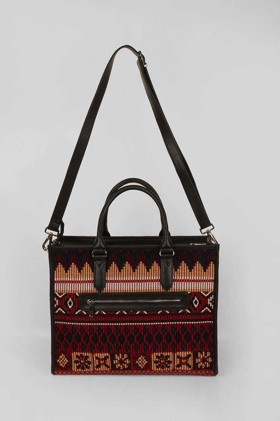 Charlotte Handloom Box Tote Bag