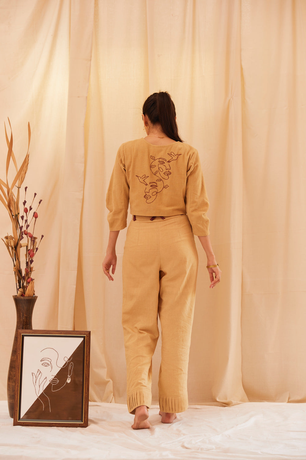 Pale Abstract Pants