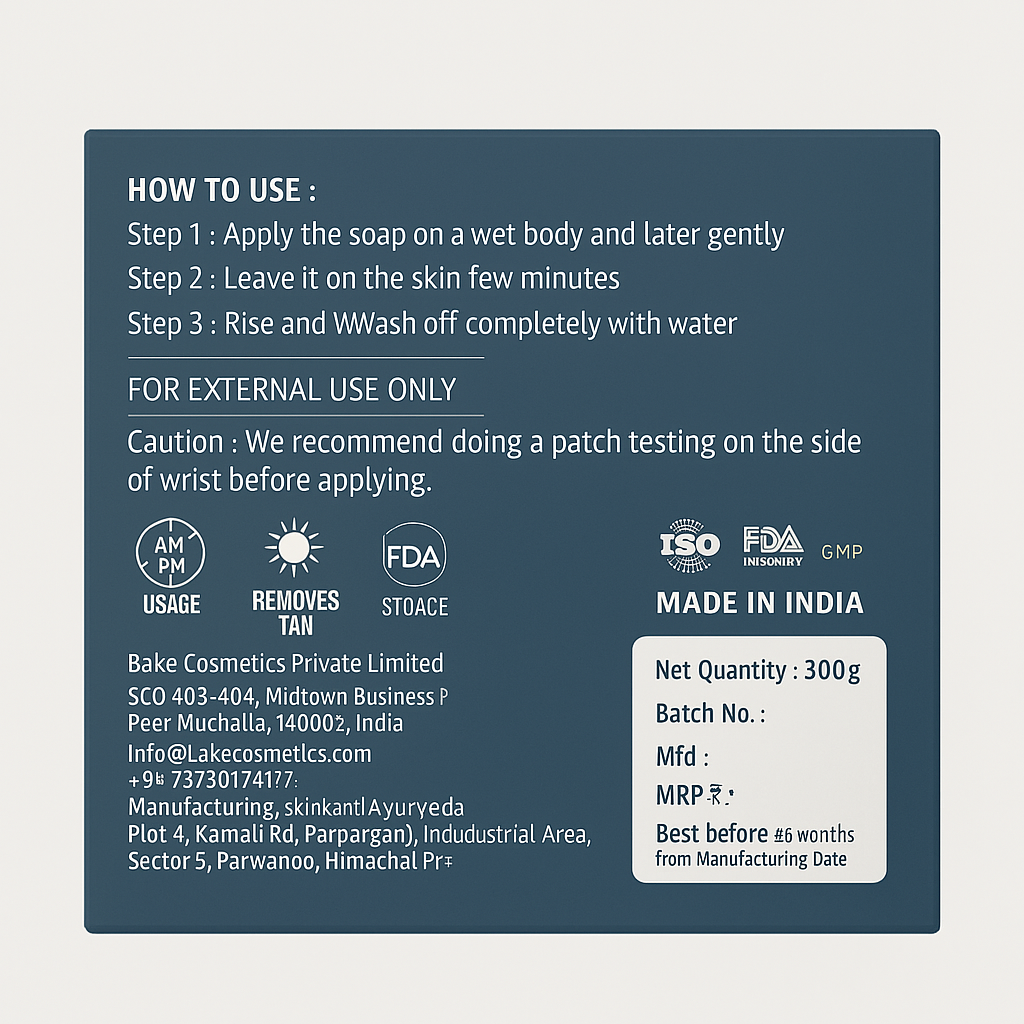 2% Kojic Acid Scrub Treatment Soap (100 Gms Pack of 3)