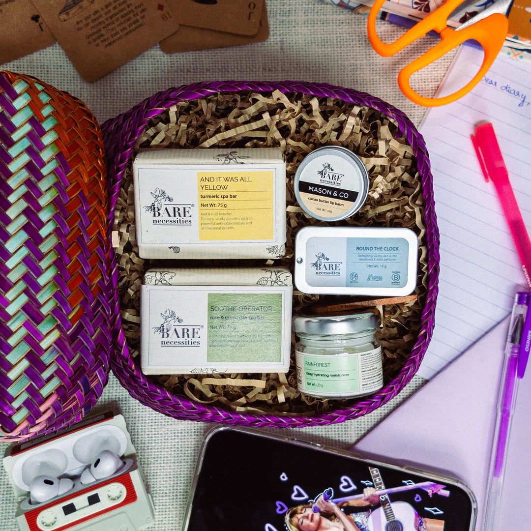 Bare Necessities Back to College Skincare Set | Natural Sustainable Skincare for Teens
