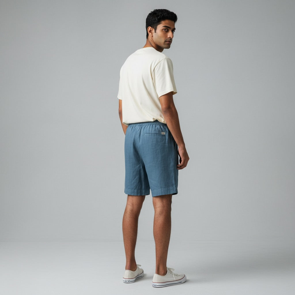 100% Premium Linen Shorts- Men&