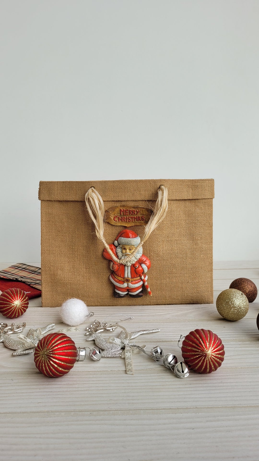 THE ASF SHOP Santa Jute Bag (Large)