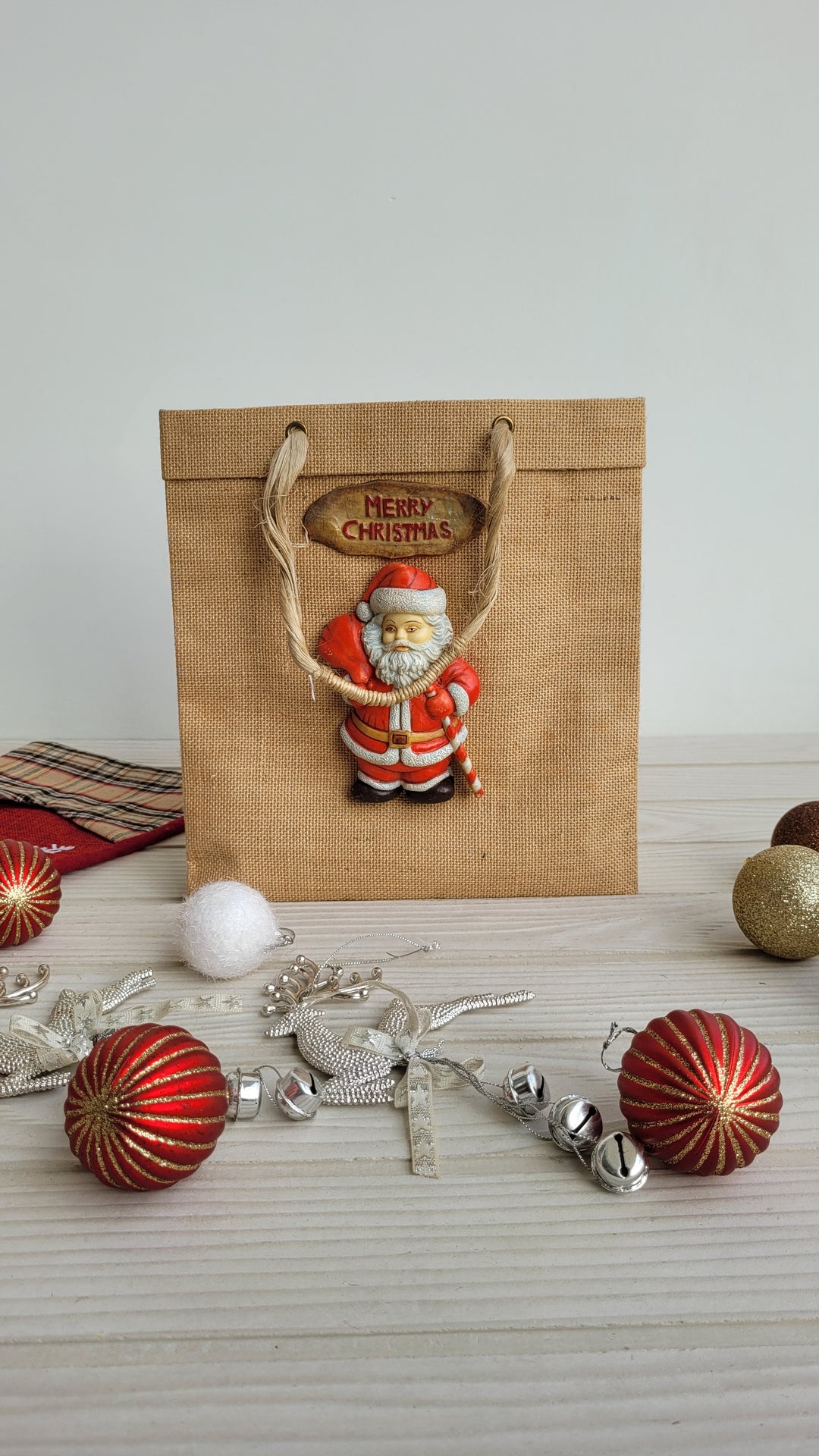 THE ASF SHOP Santa Jute Bag (Medium)