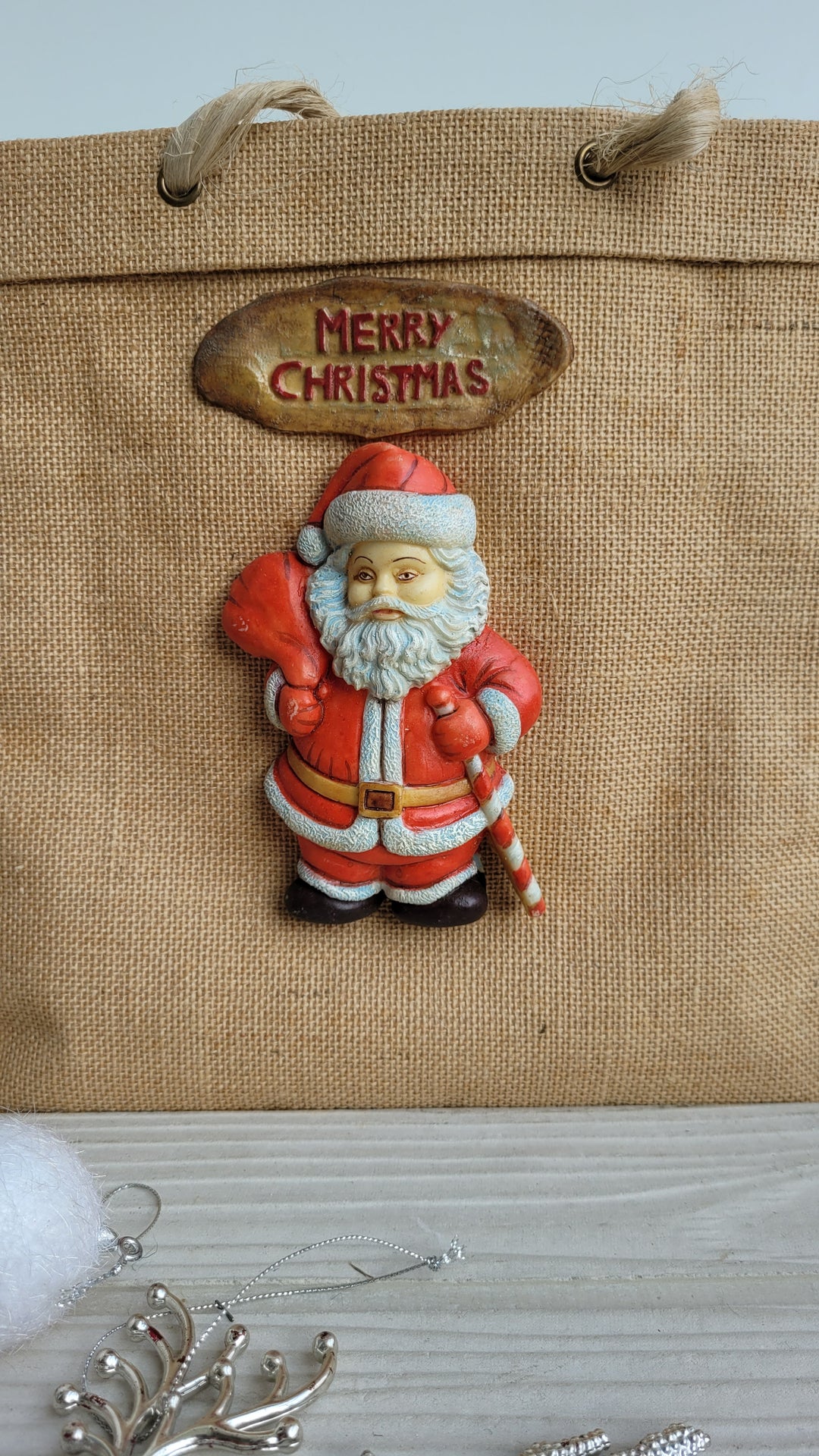 THE ASF SHOP Santa Jute Bag (Medium)