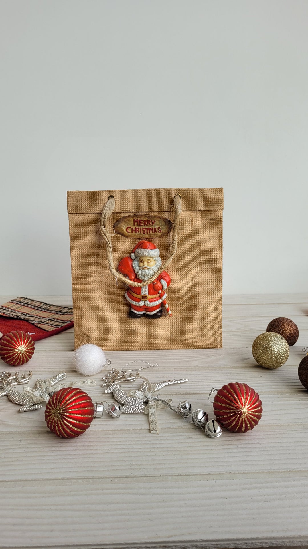 THE ASF SHOP Santa Jute Bag (Medium)
