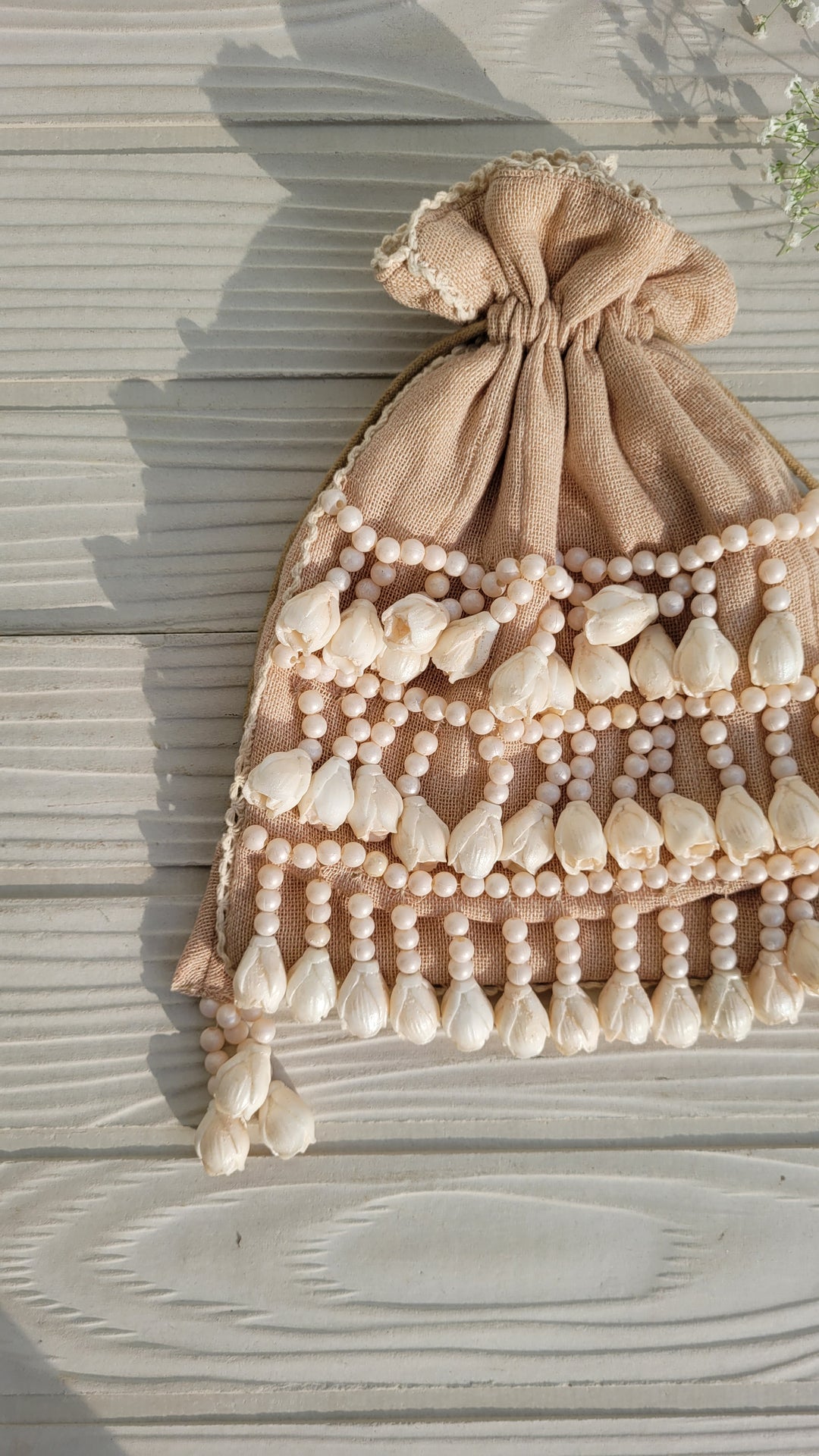 THE ASF SHOP Blush Pearl Potli