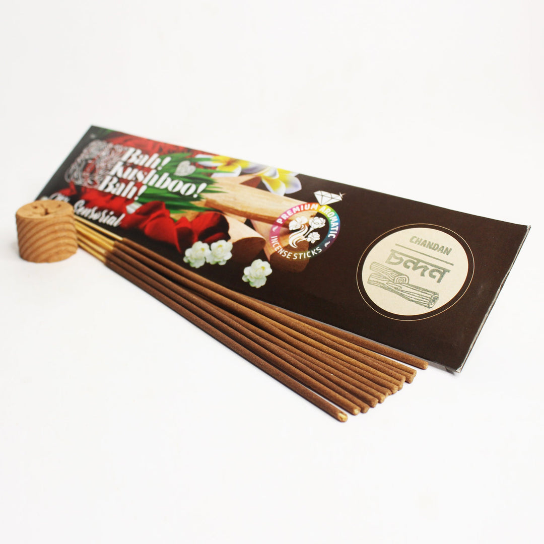 Bah Kushboo Bah Premium Envelope CHANDAN Pack Aromatic Incense Sticks (250 gm) - Suspire