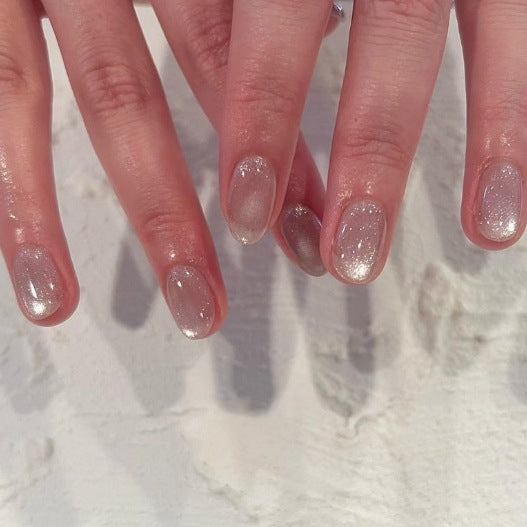 Ballerina Baby | Short Squoval, Press on Nails