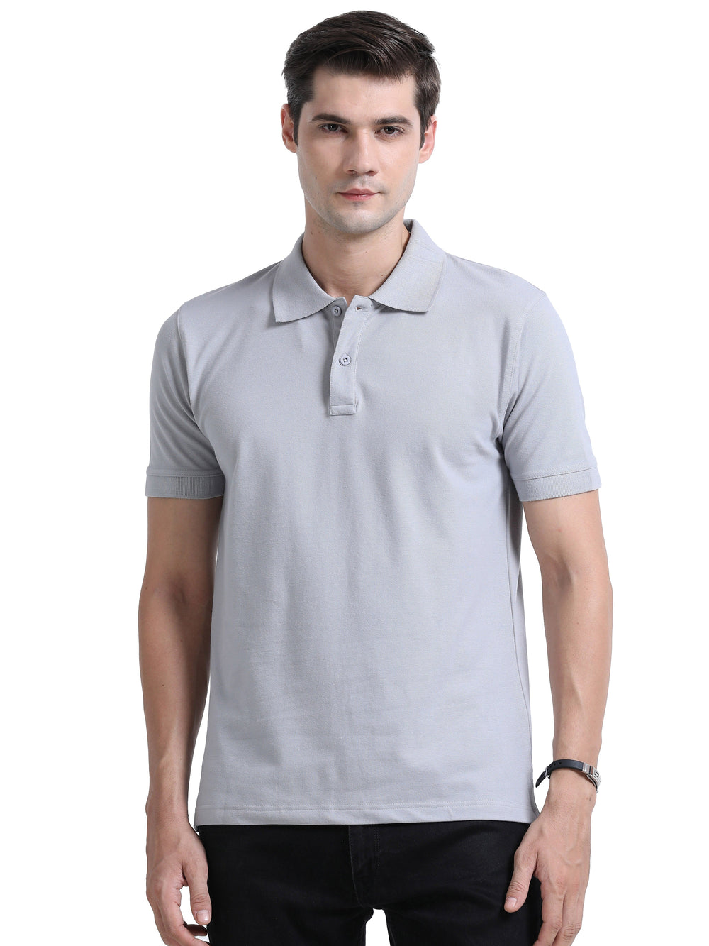 Woodwose Organic Clothing Men's Regular Fit Bamboo Polo T-shirt