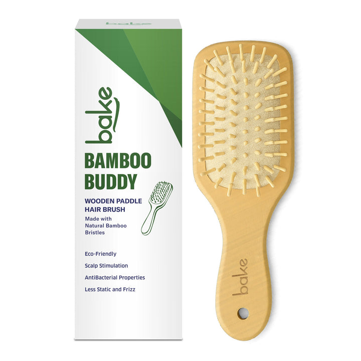 Bamboo Buddy Wooden Hair Brush For Promotes Hair Growth - 1Pc - Suspire