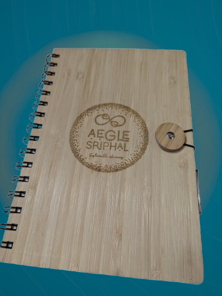 Aegle Sriphal Bamboo diary with pen 2026