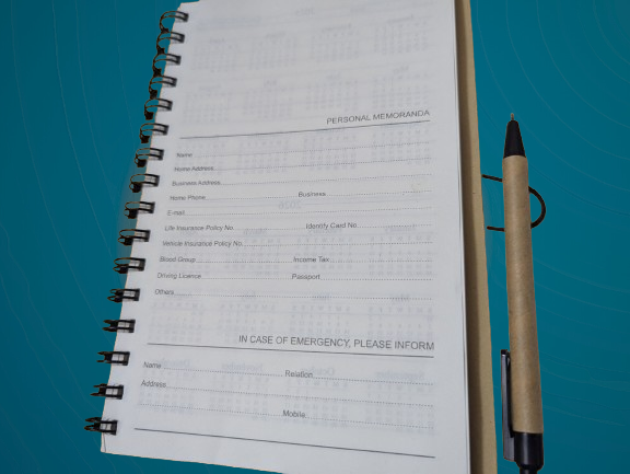 Aegle Sriphal Bamboo diary with pen 2026