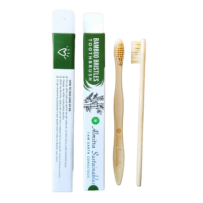 Bamboo Bristle Toothbrush (Pack of 2)