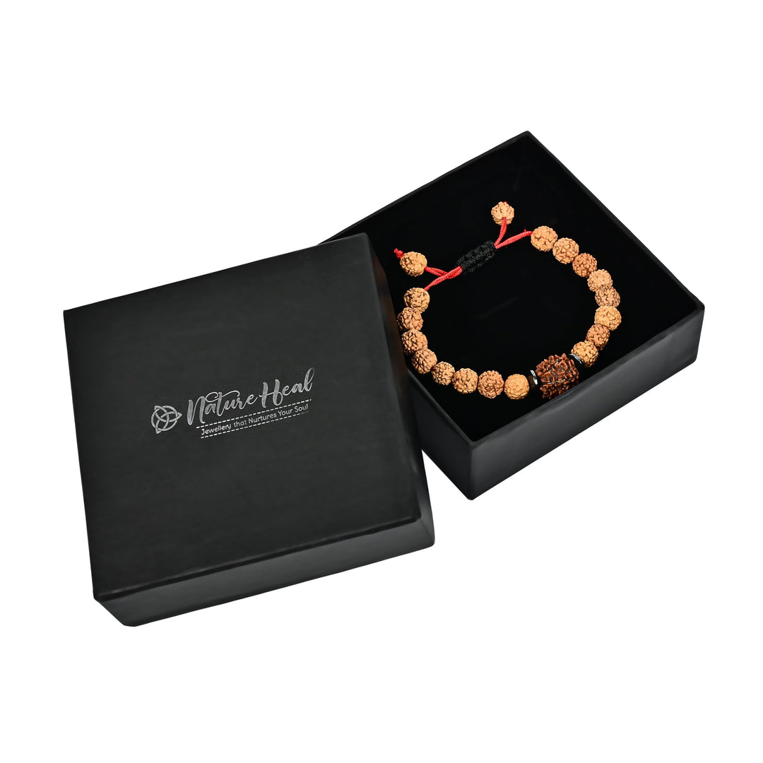 Bamboology Trends Authentic 5 Mukhi Rudraksha Bracelet – Natural, Energized & Healing - Suspire