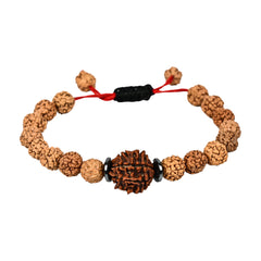 Bamboology Trends Authentic 5 Mukhi Rudraksha Bracelet – Natural, Energized & Healing