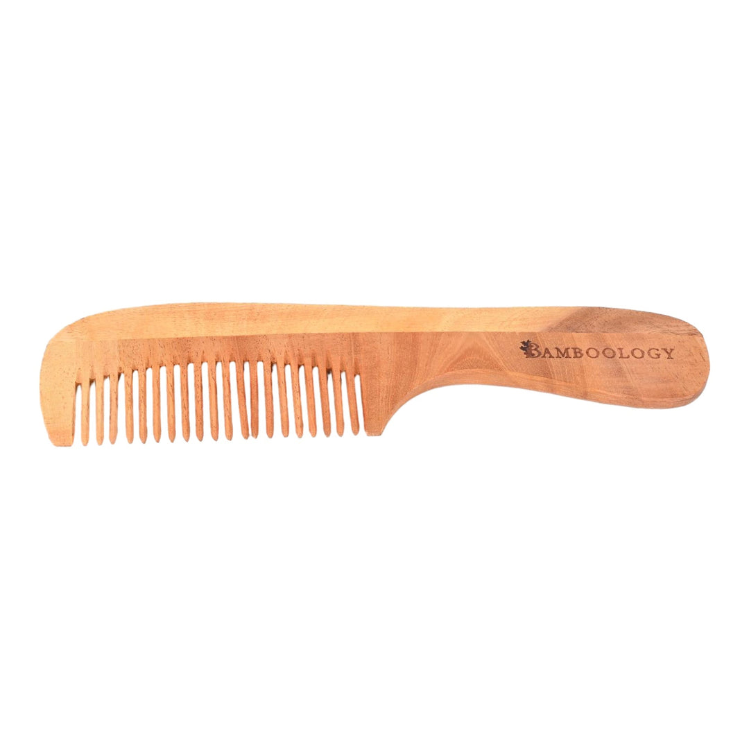 Bamboology Trends Eco - Friendly Bamboo Comb (Kanghi) – Natural, Anti - Static & Sustainable Hair Care - Suspire