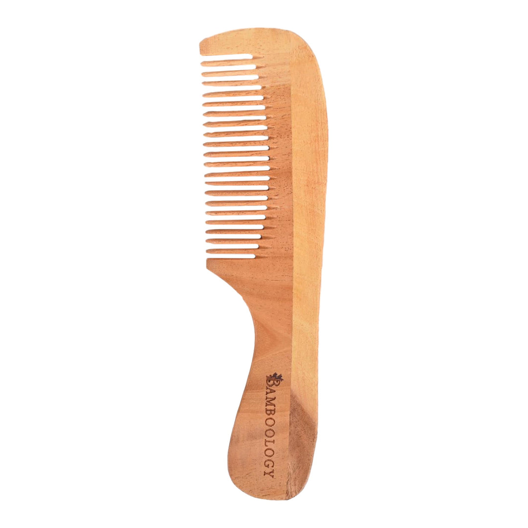 Bamboology Trends Eco - Friendly Bamboo Comb (Kanghi) – Natural, Anti - Static & Sustainable Hair Care - Suspire