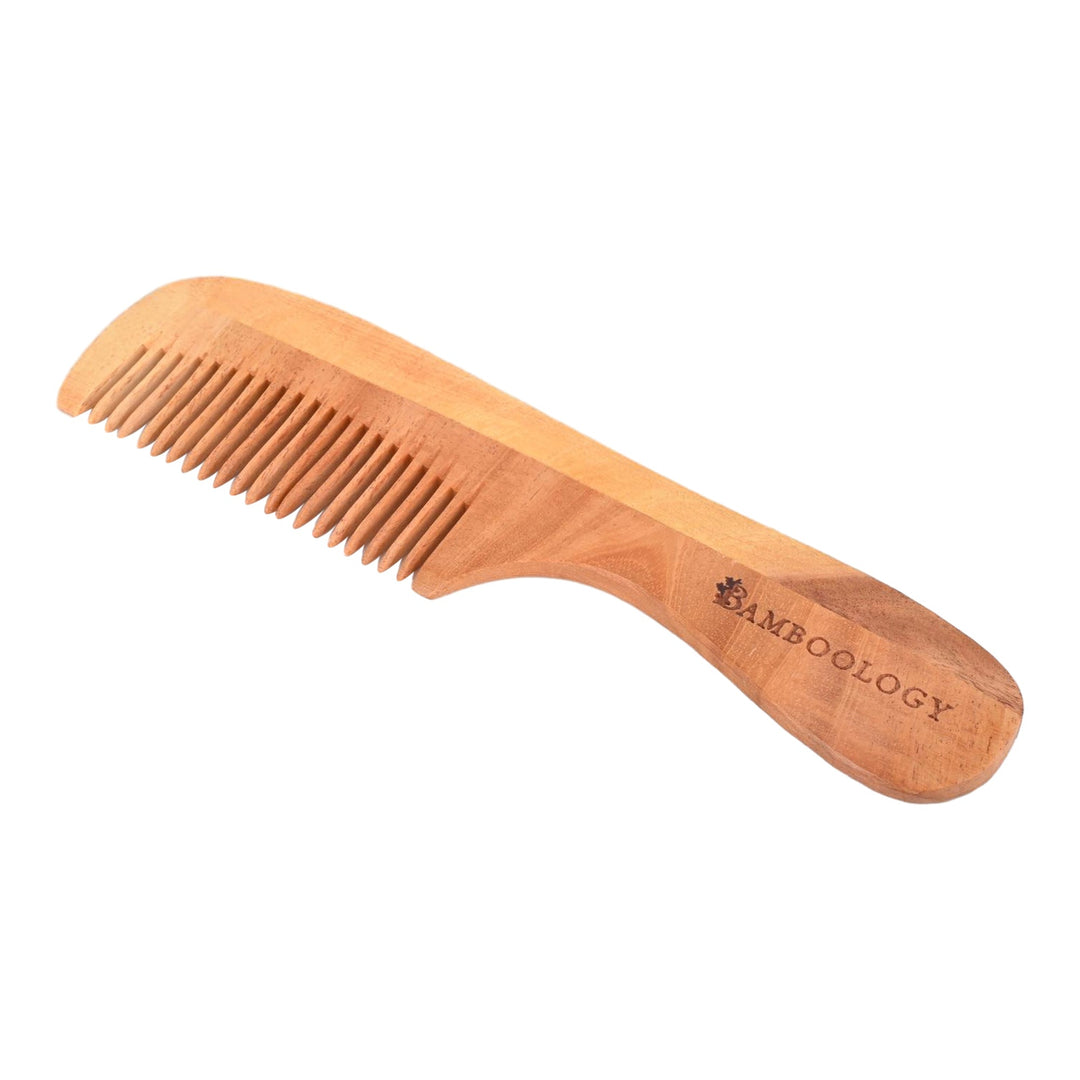Bamboology Trends Eco - Friendly Bamboo Comb (Kanghi) – Natural, Anti - Static & Sustainable Hair Care - Suspire