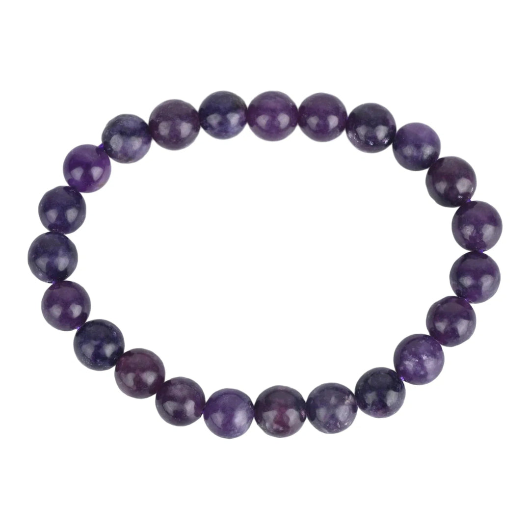 Bamboology Trends Natural Lepidolite Bracelet for Anxiety Relief & Emotional Balance - Suspire