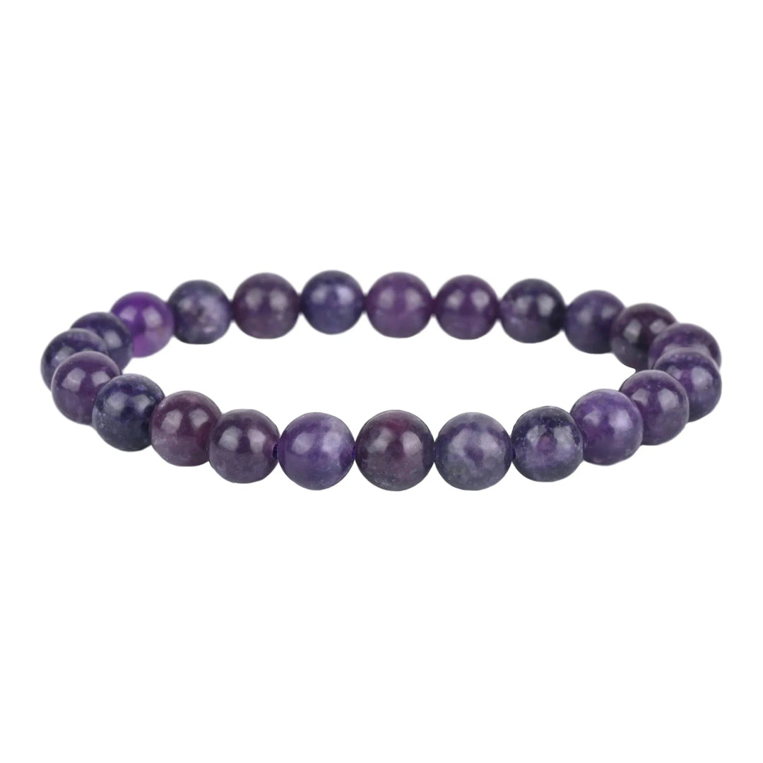 Bamboology Trends Natural Lepidolite Bracelet for Anxiety Relief & Emotional Balance - Suspire