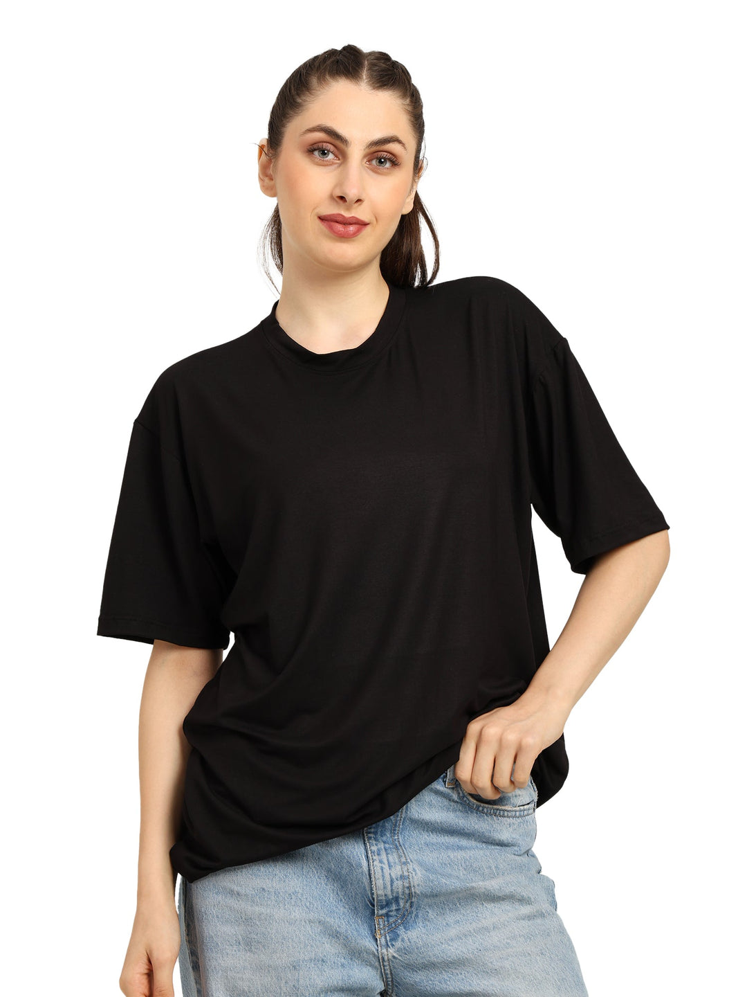 Bamboology Trends Women Oversized Bamboo T-Shirt – Soft, Breathable & Sustainable - Suspire