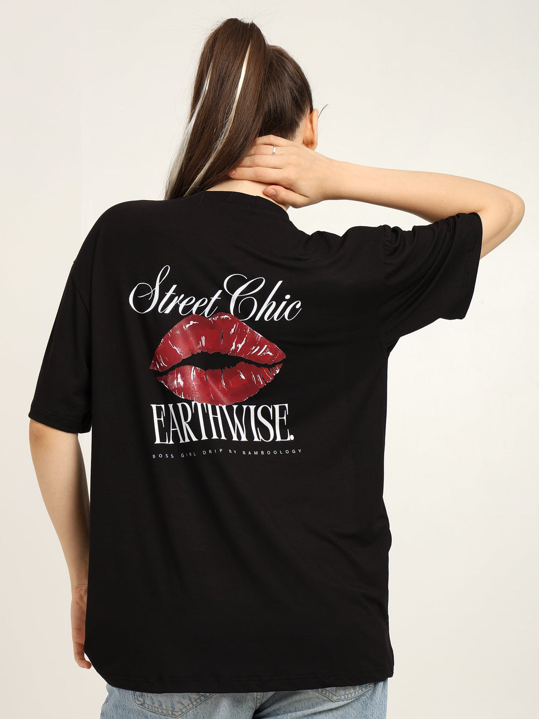 Bamboology Trends Women Oversized Bamboo T-Shirt – Soft, Breathable & Sustainable - Suspire