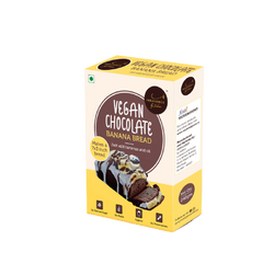 INDULGENCE Vegan Chocolate Banana Bread - 240 Gms (No Maida)