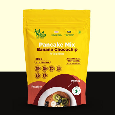 Banana Choco Chip Pancake Mix, pack of 3, 600 grams