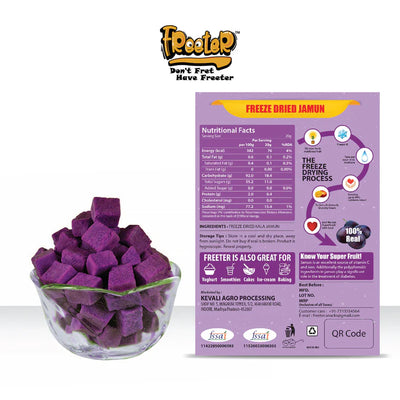 Freeter Just Jamun | 100% Natural Freeze Dried | No Added Sugar|No Preservatives|