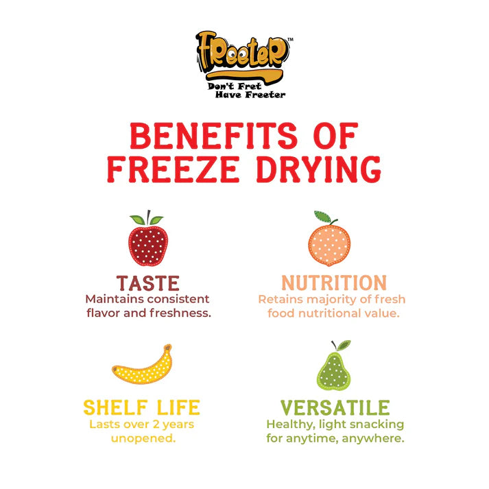 Freeter Sensational Strawberry | 100% Natural Freeze Dried | No Added Sugar| No Preservatives