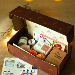 Bare Necessities Diwali Festivities Gift Hamper Handcrafted Luxury Diwali Gift Hamper | Pampering Gift for all Occasions | Premium Bath & Body Gift Set for Women & Men