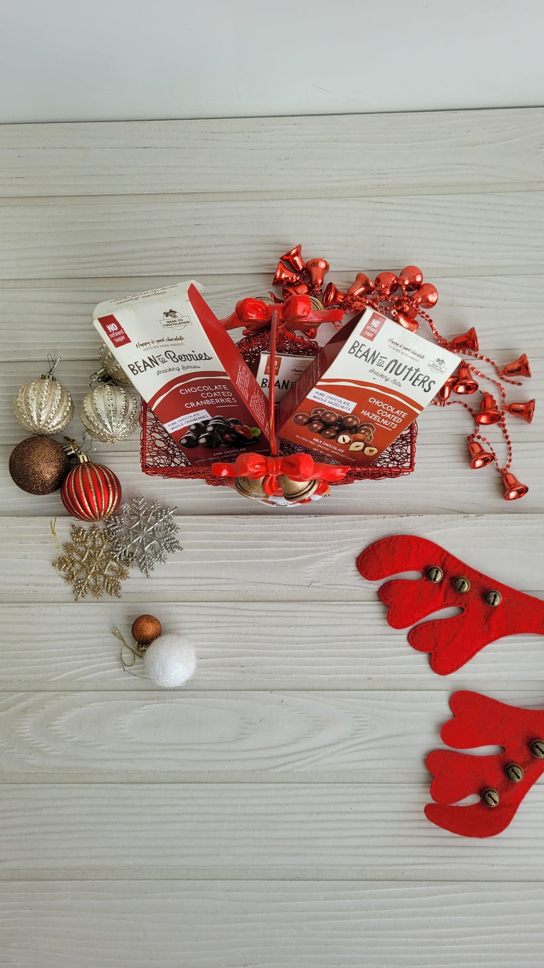 THE ASF SHOP The Crimson Santa Star Basket