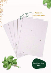 Basil Seed Paper