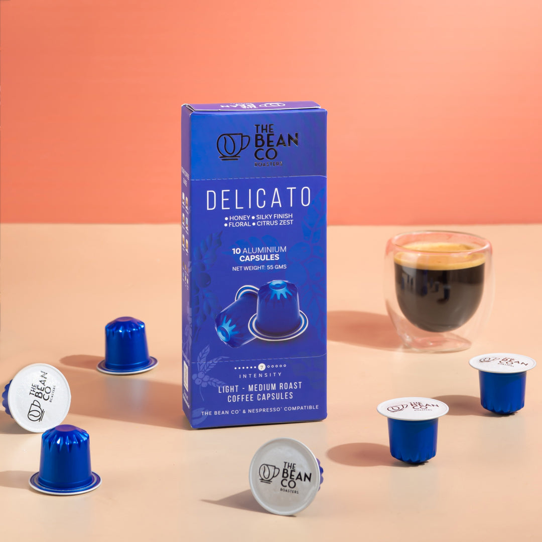 The  Bean Co Roasters Delicato Aluminium Coffee Capsules | Combo Pack